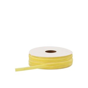 Ribbon Velvety 50 Light Yellow 20mx6mm Nm
