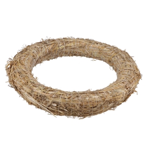 Wreath Straw D40cmxh6cm Per 10 Pc