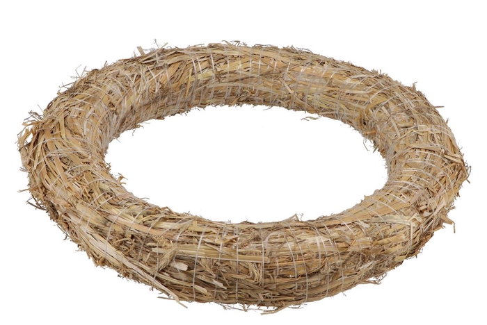 Wreath Straw D40cmxh6cm P/10