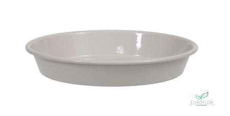 METAL PLATE SHINY GREY BEIGE D18