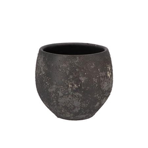 Bali Black Coal Pot 18x16cm