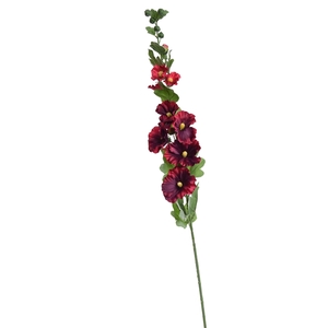 Alcea Rosea 115cm burgundy