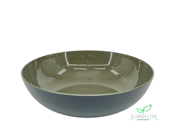 MELAMINE BOWL SOLID GREEN 30*30*H9