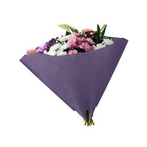 Hoes Angelo Satin Paperlook Paars
