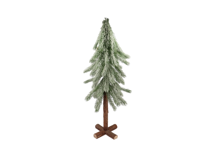 Festive Tree Pine Needle On Foot 35x35x80cm