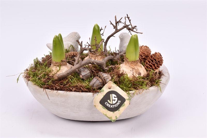 <h4>Cement voederschaal 25x16cm</h4>