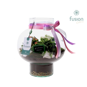 Green Bottle Laura Medium met Grootmoederdag arrangement