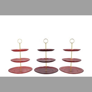 Dayah Red Mix Cake Shelf Ass 18/20/25x33cm