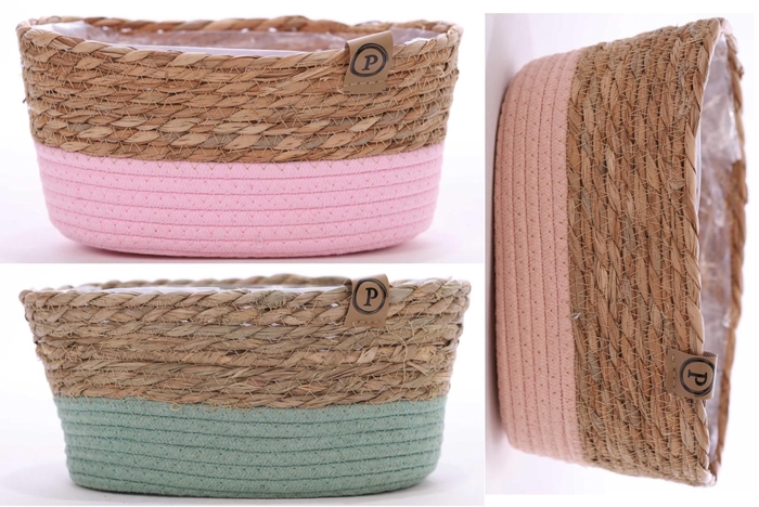 <h4>P&PURE Fieldbasket ass. 3 kleur: per volle deen</h4>