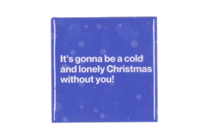 Tile Cold And Lonely Christmas 10x10x1cm Nm