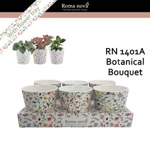 Dec Keramiek Rom 1401A Botanical Bouquet (Ø12cm)