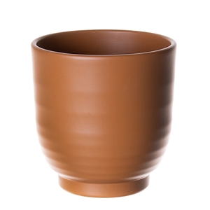 DF03-884617247 - Pot Ares d13.5xh14 caramel matt