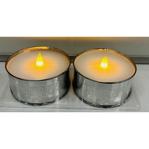 DF12-BD-40110 - Magic flame candle 10x8cm white st/2 out