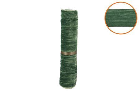 <h4>Ribbon Crushed Velvet Green 2mx26cm</h4>