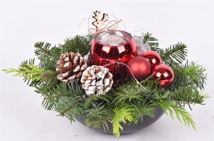 <h4>Kunststof schaal zwart 20cm</h4>