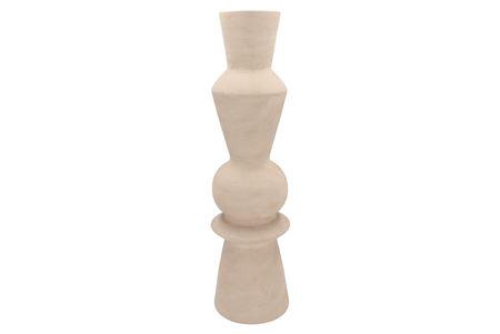<h4>Lisboa Sand Vase Curves 20x20x72cm</h4>
