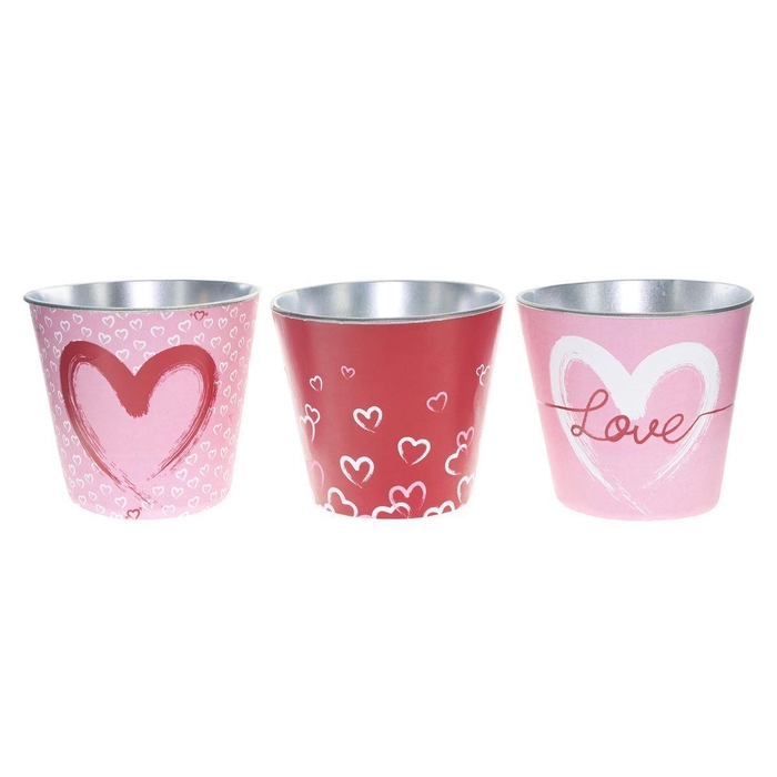 <h4>Zinken pot Ti Amo D.10H9cm 3ass.</h4>