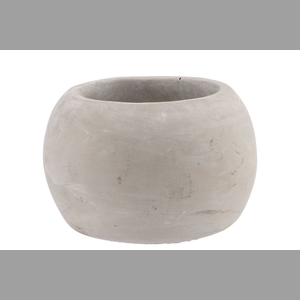 Concrete Pot Sphere 16x12cm