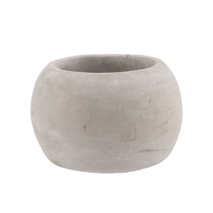 Concrete Pot Sphere 16x12cm