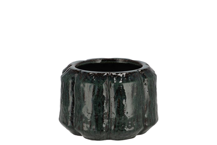 <h4>Kiran Majestic Dark Green Pot 9x9x7cm</h4>