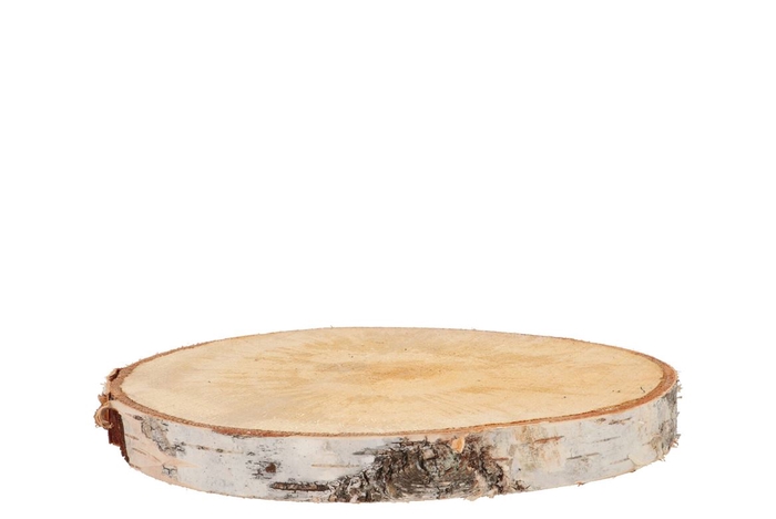 <h4>Nature Birch Slices Round D23-26cm X 3 Cm</h4>