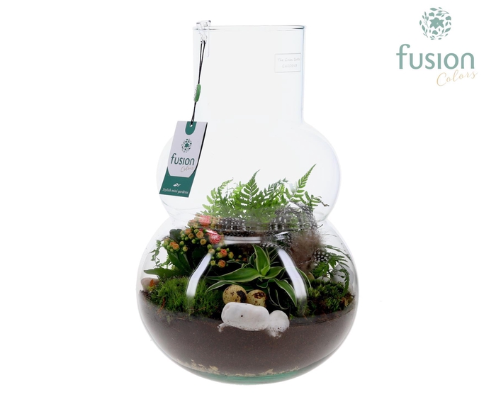 <h4>Green Bottle Olaf Large met Pasen arrangement</h4>