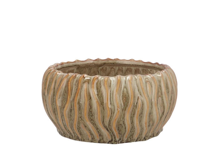 <h4>Finn Scottish Green Structure Bowl 17x17x9cm</h4>