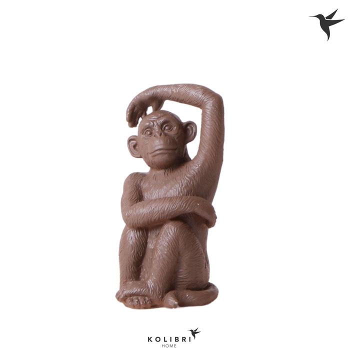 <h4>Kolibri Home Monkey Sitting brown</h4>