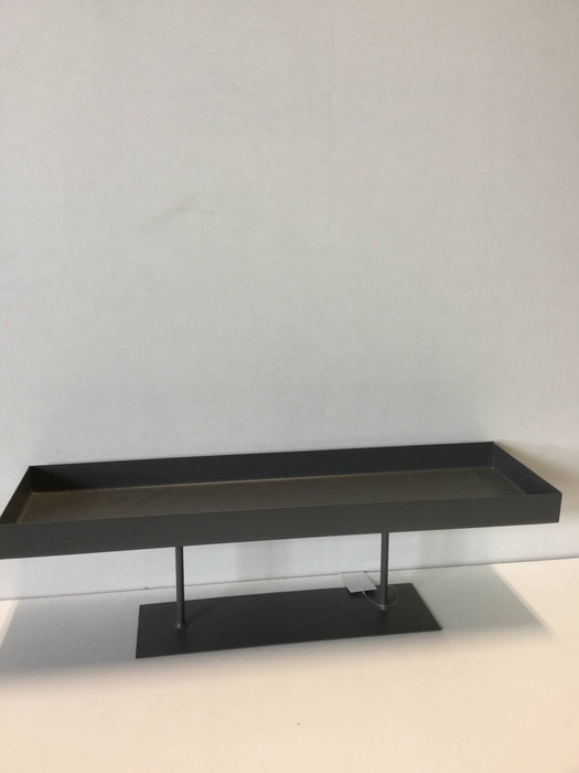 metal frame tray rect dark grey 50x14x15,5