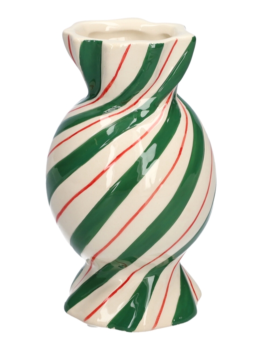 <h4>DF11-666582600 - Vase Candy1 d11/14xh24.7 green</h4>