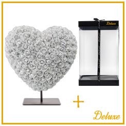 <h4>Moederdag Foam hart 25cm+standaard</h4>