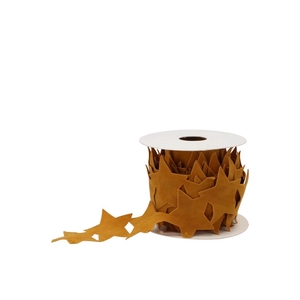 Ribbon Velvet Star 56 Ocher 5mx76mm Nm