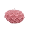 Candle Dahlia Old Dark Pink 12x8cm