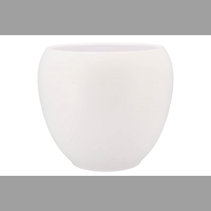 Vinci Matt White Flower Pot 28x24cm