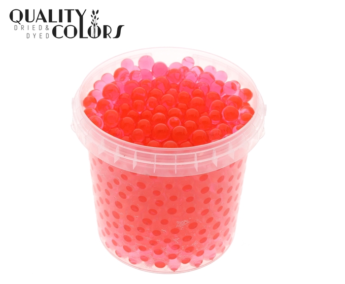 Gel pearls 1 ltr bucket Red