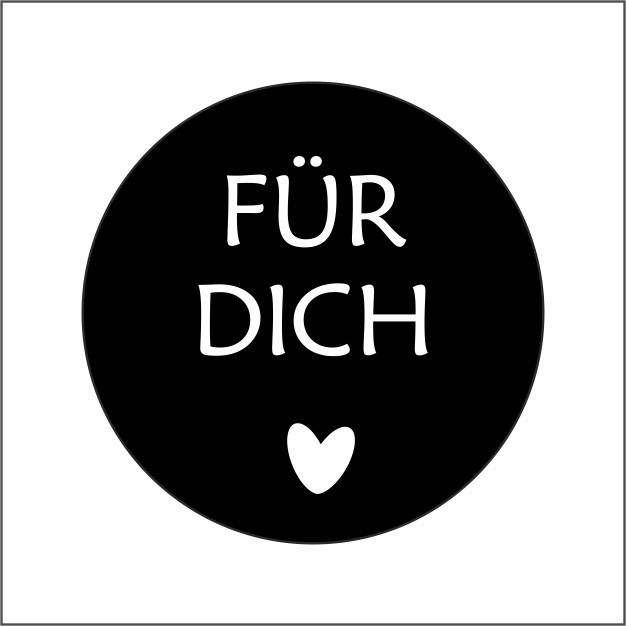 <h4>Labels Sticker 39mm x250 Für Dich</h4>