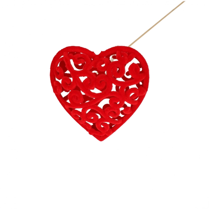 <h4>Valentine 50cm Heart deco felt 7.5cm</h4>