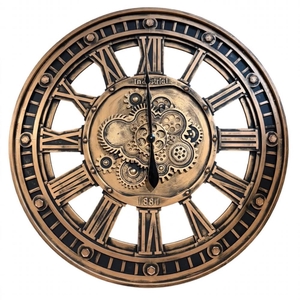 Clock Gear Open Ø90cm Copper 0
