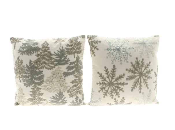 Cushion Silvery 2Ass L45W45