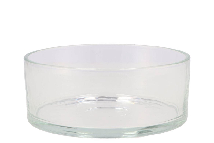 <h4>Glass Bowl Cilinder Heavy D19xh8cm</h4>