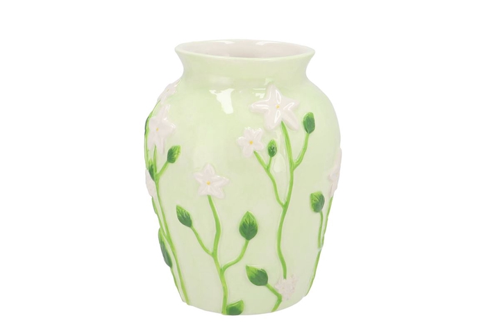 <h4>Flair Dreamy Light Green Vase Flower 17x17x22cm</h4>