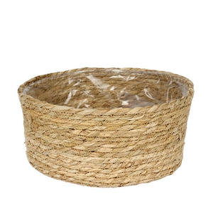 Bowl Osaka straw 25xH12cm natural