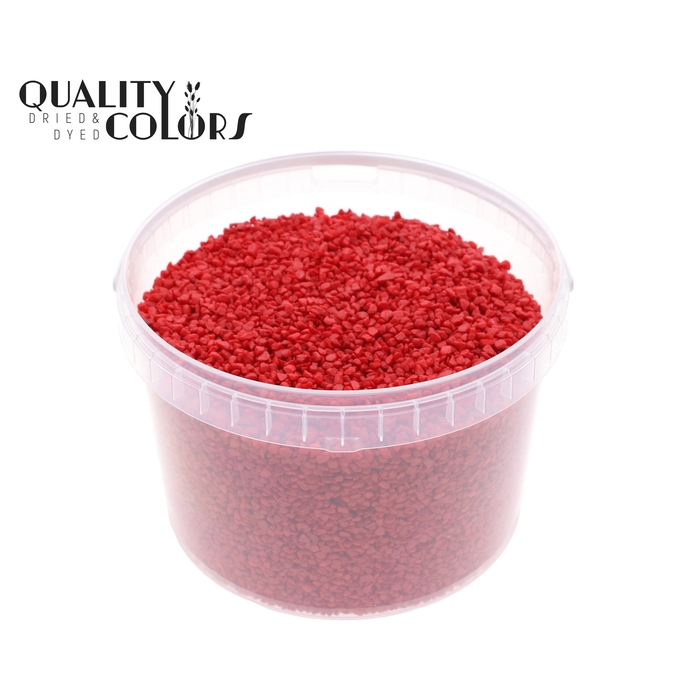 <h4>Granulaat 3 ltr bucket Red</h4>