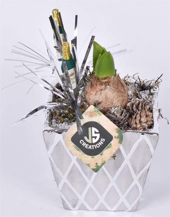 <h4>Keramiek ruit decor 11x11cm</h4>