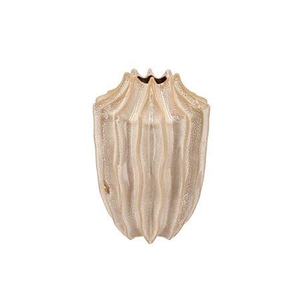 Juna Sand Vase Structure Long 25x25x37cm