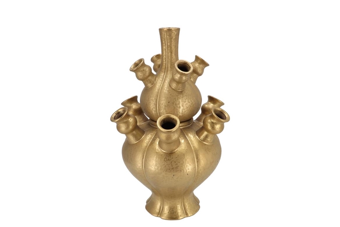 <h4>Rotterdam Gold Vase Set Tulip 25x25x36cm Nm</h4>