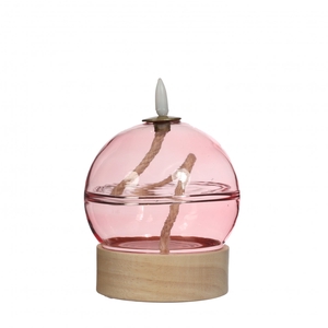 Candle LED oil lamp d10*13.5cm