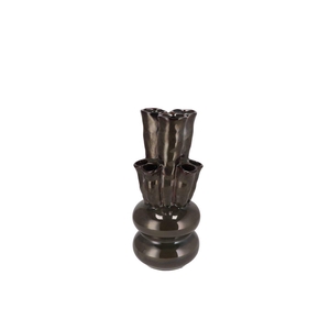 Merlin Green Vase Tubes 12x23cm