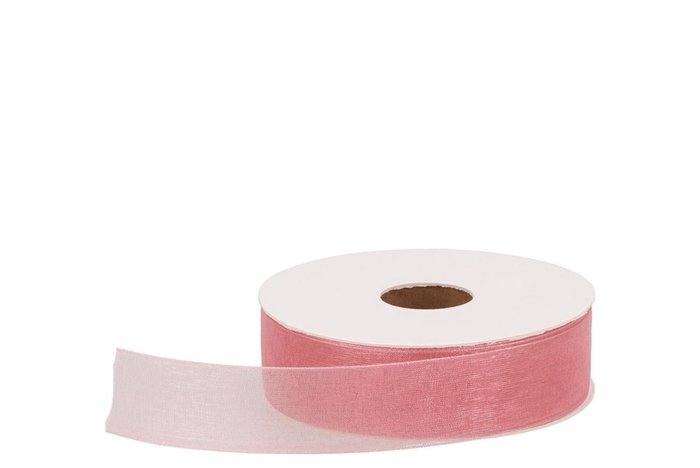 Ribbon Organza 16 Old Rose 50mx25mm