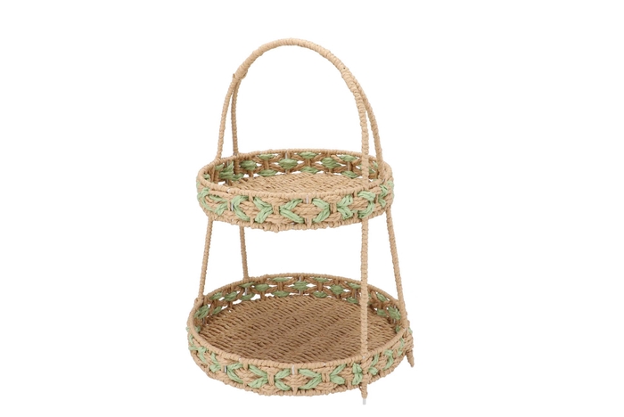 Gaby Pistache Shelf 25/30x45cm Nm